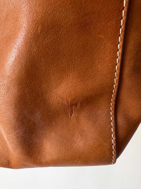 Frye Olivia leather backpack in brown main image 4